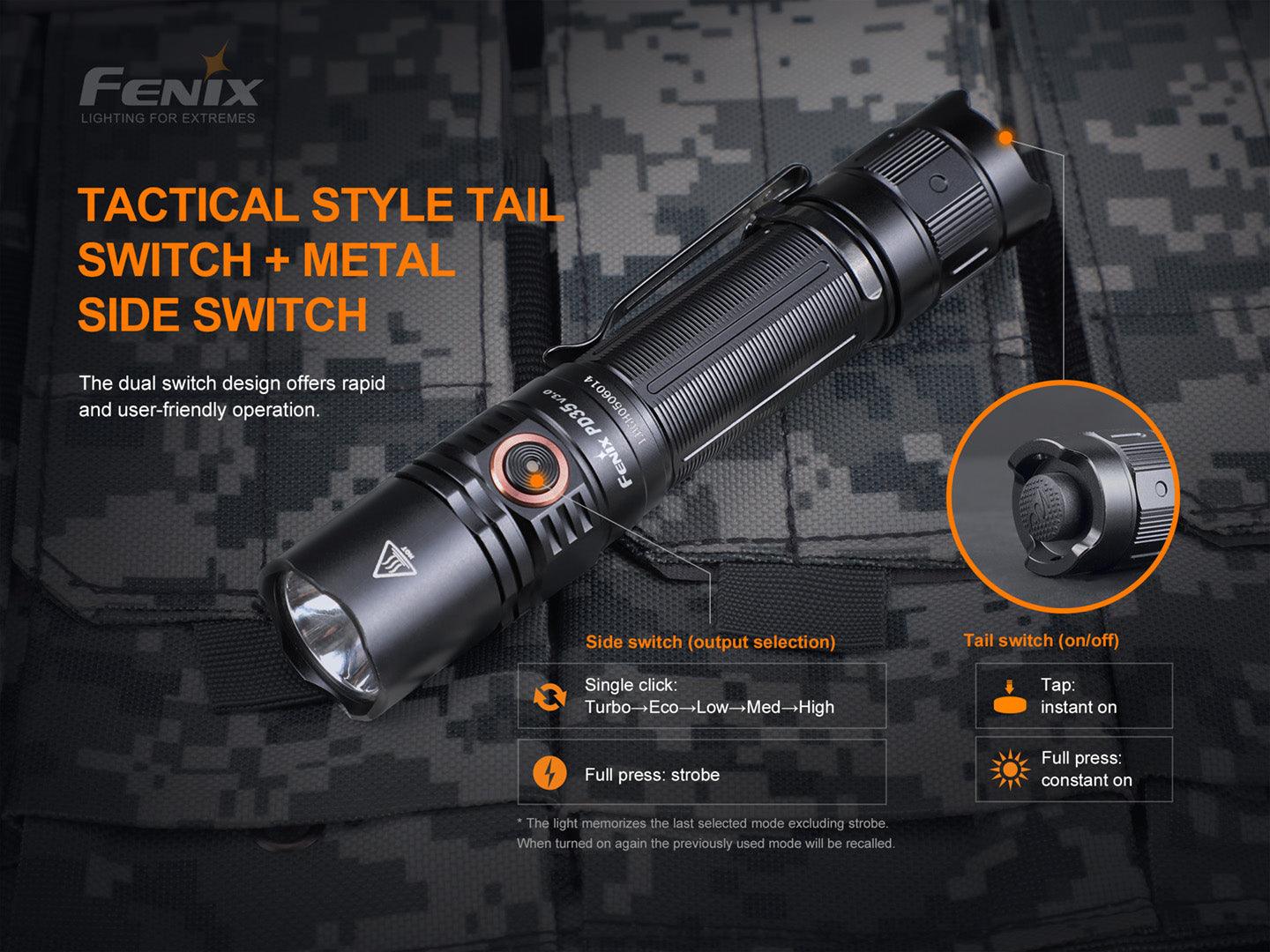 Fenix PD35 V3.0 Neue Generation der taktischen Taschenlampe, 1700 Lumen – Bild 