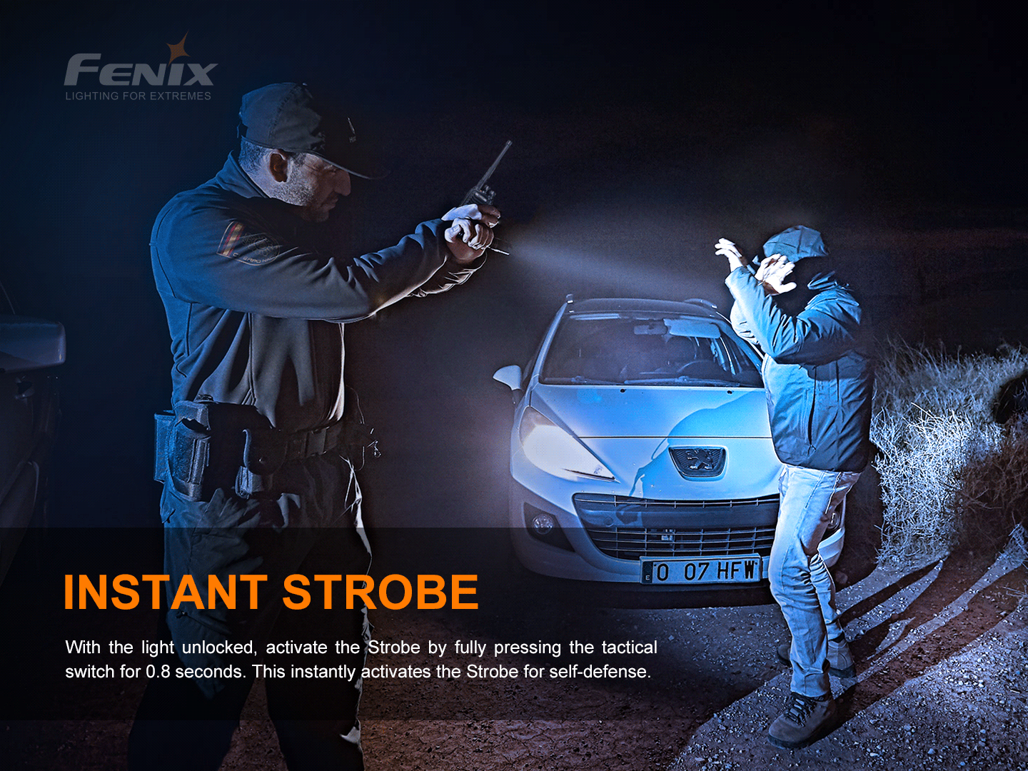 Fenix PD36 TAC Mechanische taktische Taschenlampe, 3000 Lumen – Bild 