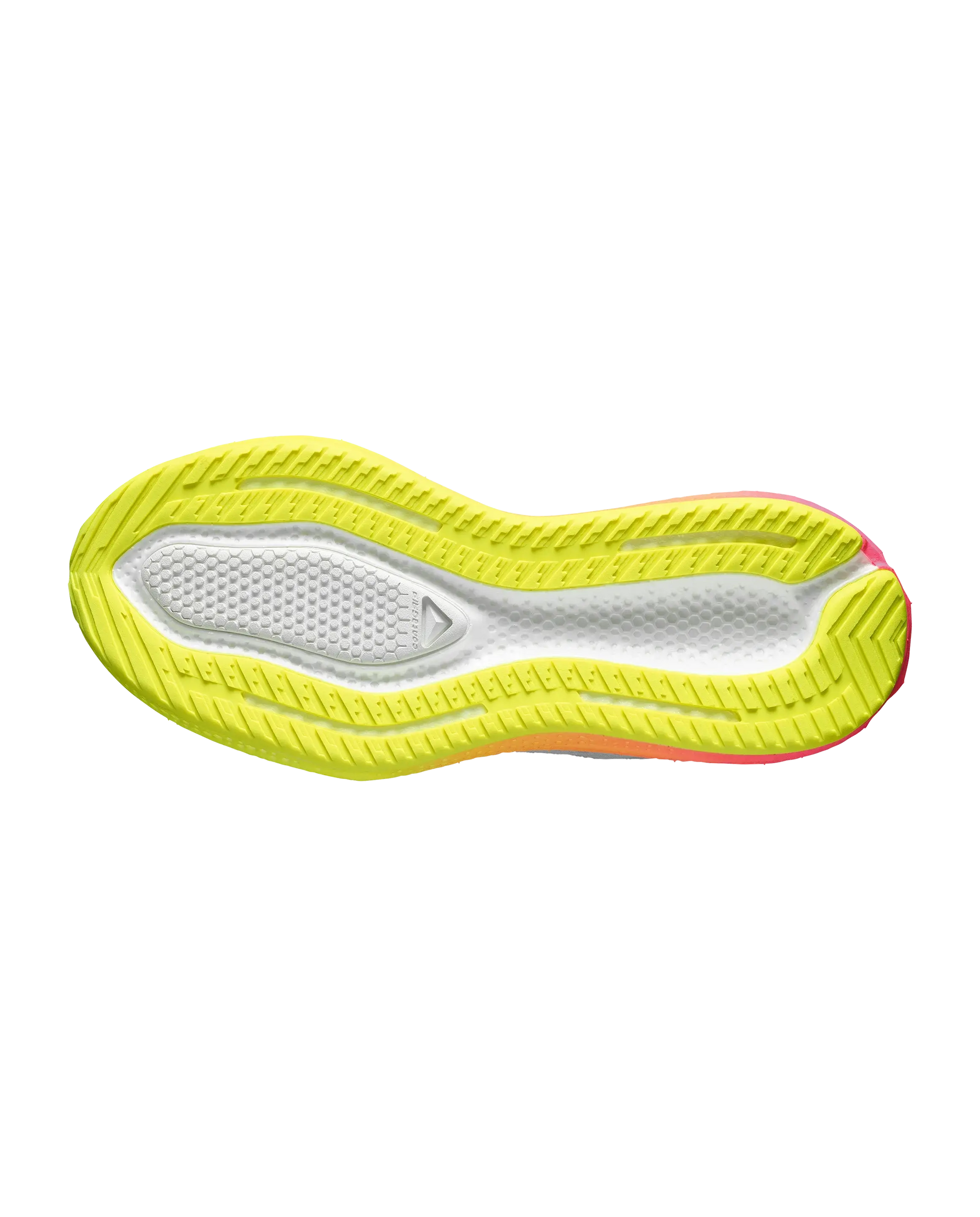 Salomon Herrenlaufschuhe Aero Glide 4 Gradient, Gray Violet / Safety Yellow / Black – Bild 