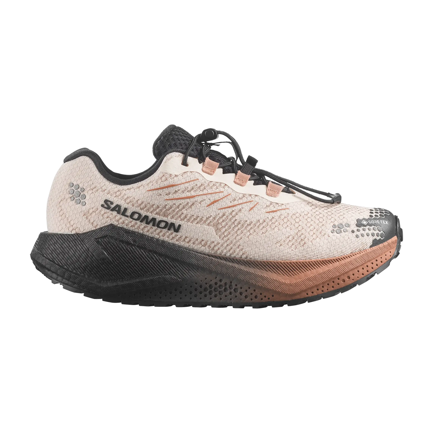 Salomon Damenlaufschuhe Aero Blaze 4 GRVL GTX, Vanilla Ice / Black / Burro