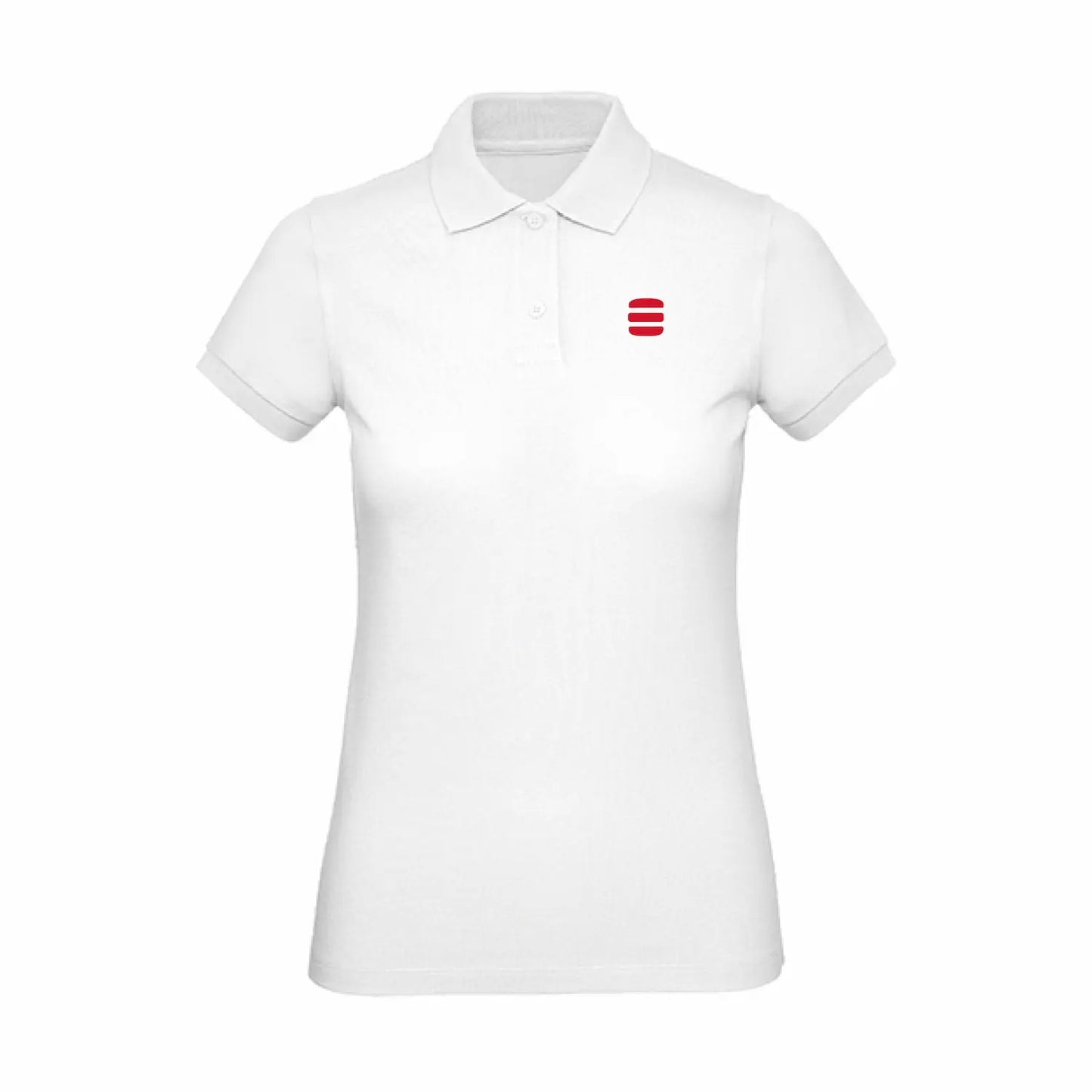 BURGERISTA AT Damen Poloshirt weiß