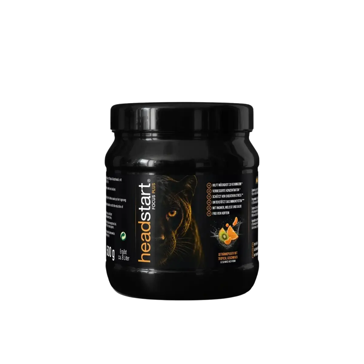 Headstart Focus Plus Getränkepulver Tropical 500g – Bild 