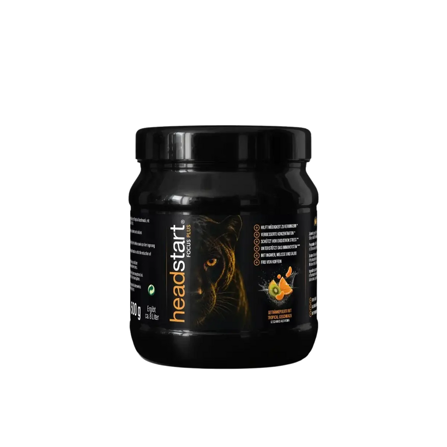 Headstart Focus Plus Getränkepulver Tropical 500g