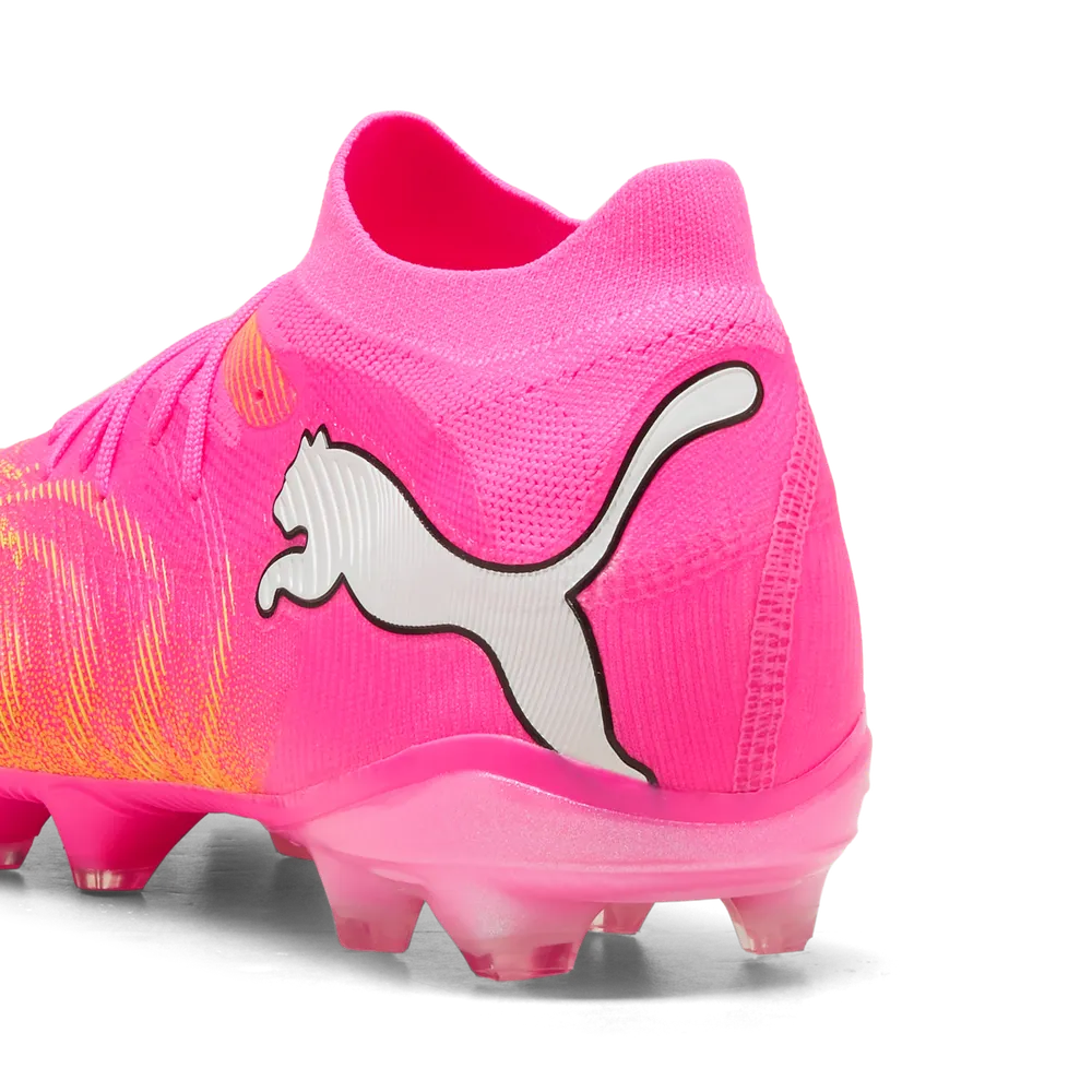 Puma Fußballschuhe Future 9 Match FG/AG, Poison Pink-Sun Stream-Bright Aqua-Puma White