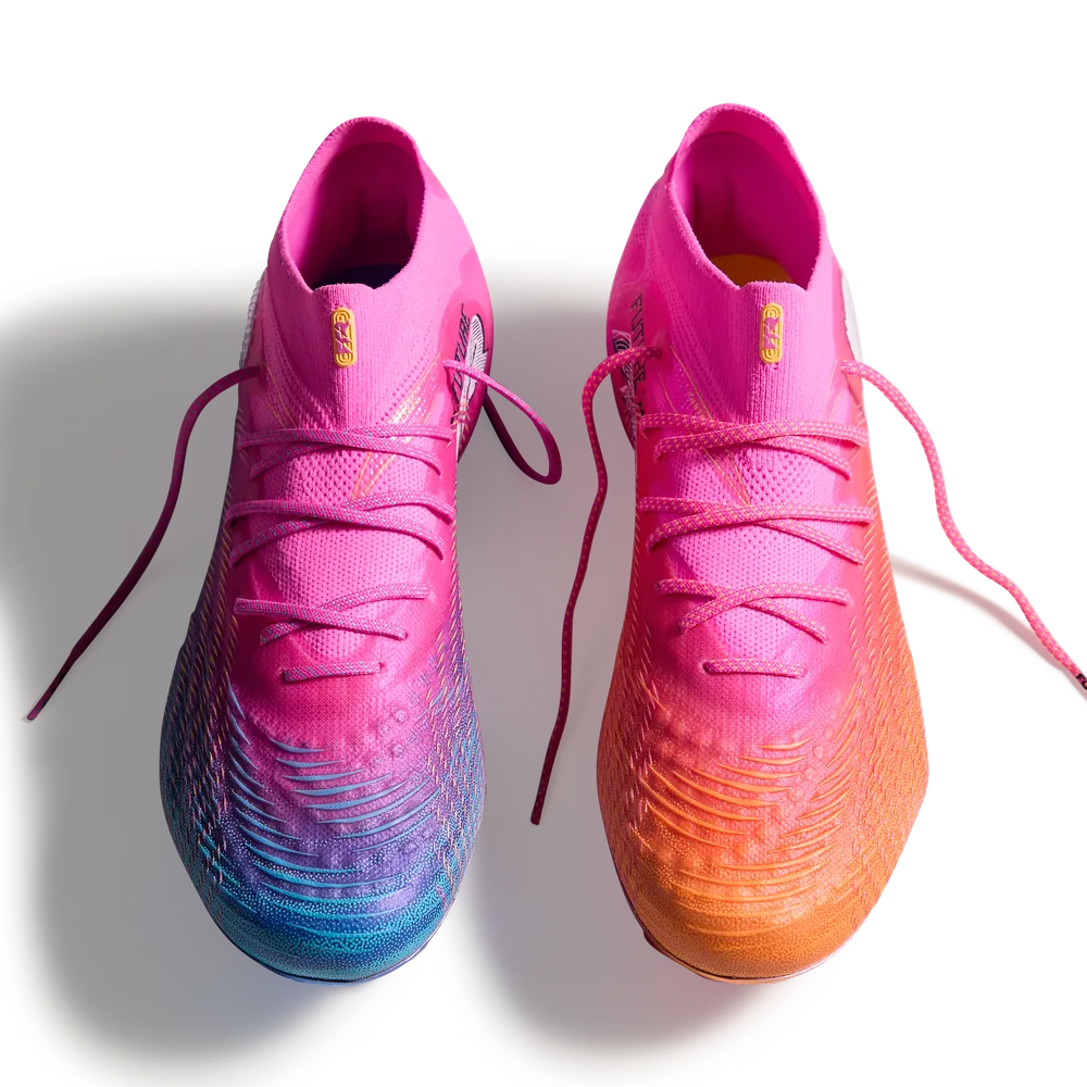 Puma Fußballschuhe Future 9 Ultimate FG, Poison Pink-Sun Stream-Bright Aqua-Puma White – Bild 