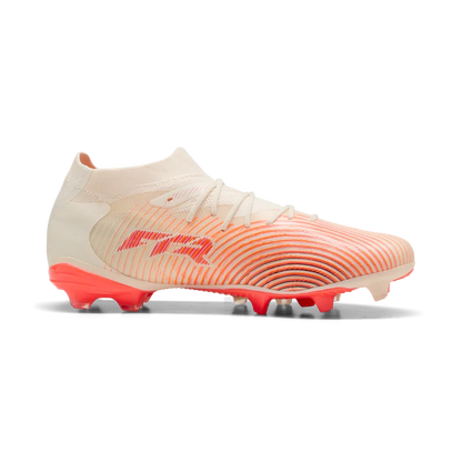 Puma Fußballschuhe Future 9 Match FG/AG, Sugared Almond-PUMA White-Ultra Red-PUMA Black