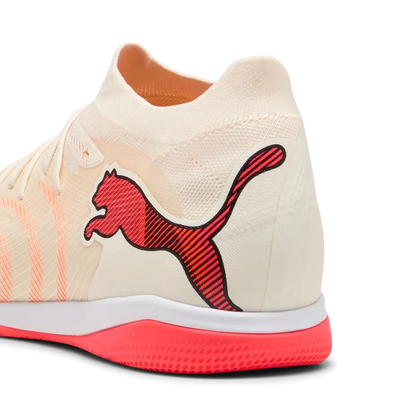 Puma Fußballschuhe Future  9 Match IT, Sugared Almond-PUMA White-Ultra Red-PUMA Black