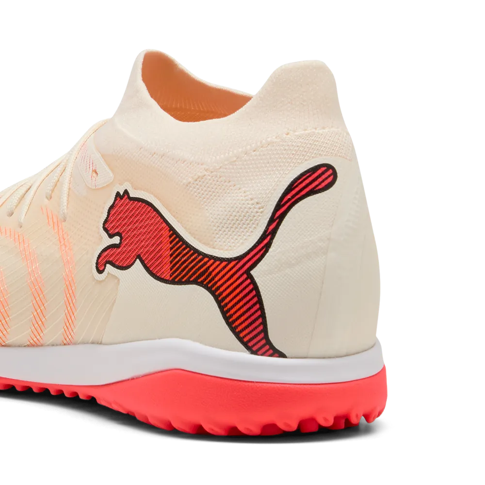 Puma Fußballschuhe Future 9 Match TT, Sugared Almond-Puma White-Ultra Red-Puma