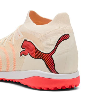 Puma Fußballschuhe Future 9 Match TT, Sugared Almond-Puma White-Ultra Red-Puma