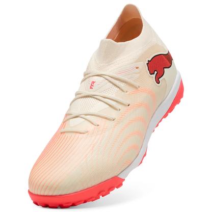 Puma Fußballschuhe Future 9 Match TT, Sugared Almond-Puma White-Ultra Red-Puma