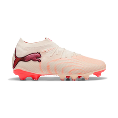 Puma Fußballschuhe Future 9 Pro FG/AG, Almond-Puma White Ultra-Red-Puma Black