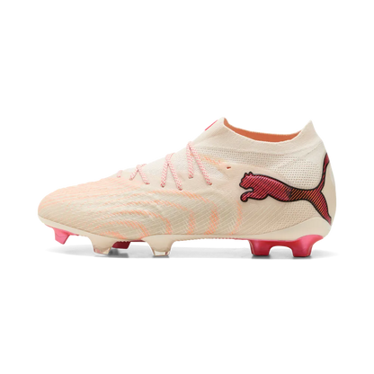 Puma Fußballschuhe Future 9 Ultimate FG, Sugared Allmond-Puma White-Ultra-Red-Puma