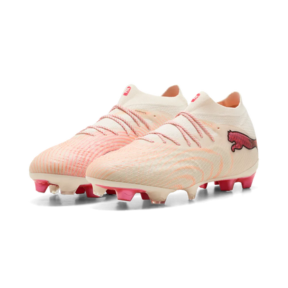 Puma Fußballschuhe Future 9 Ultimate FG, Sugared Allmond-Puma White-Ultra-Red-Puma