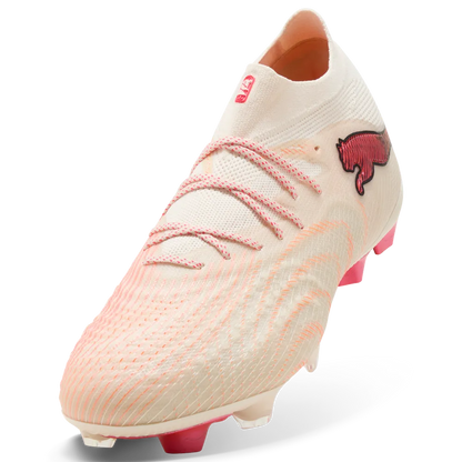 Puma Fußballschuhe Future 9 Ultimate FG, Sugared Allmond-Puma White-Ultra-Red-Puma