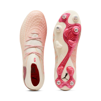 Puma Fußballschuhe Future 9 Ultimate MxSG, Almond-Puma White-Ultra Red-Puma Black