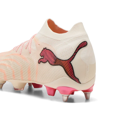Puma Fußballschuhe Future 9 Ultimate MxSG, Almond-Puma White-Ultra Red-Puma Black