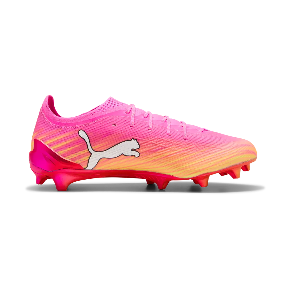 Puma Fußballschuhe Ultra 6 Ultimate FG, Poison Pink-PUMA White-Sun Stream-Bright Aqua