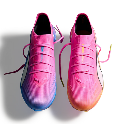 Puma Fußballschuhe Ultra 6 Ultimate FG, Poison Pink-PUMA White-Sun Stream-Bright Aqua