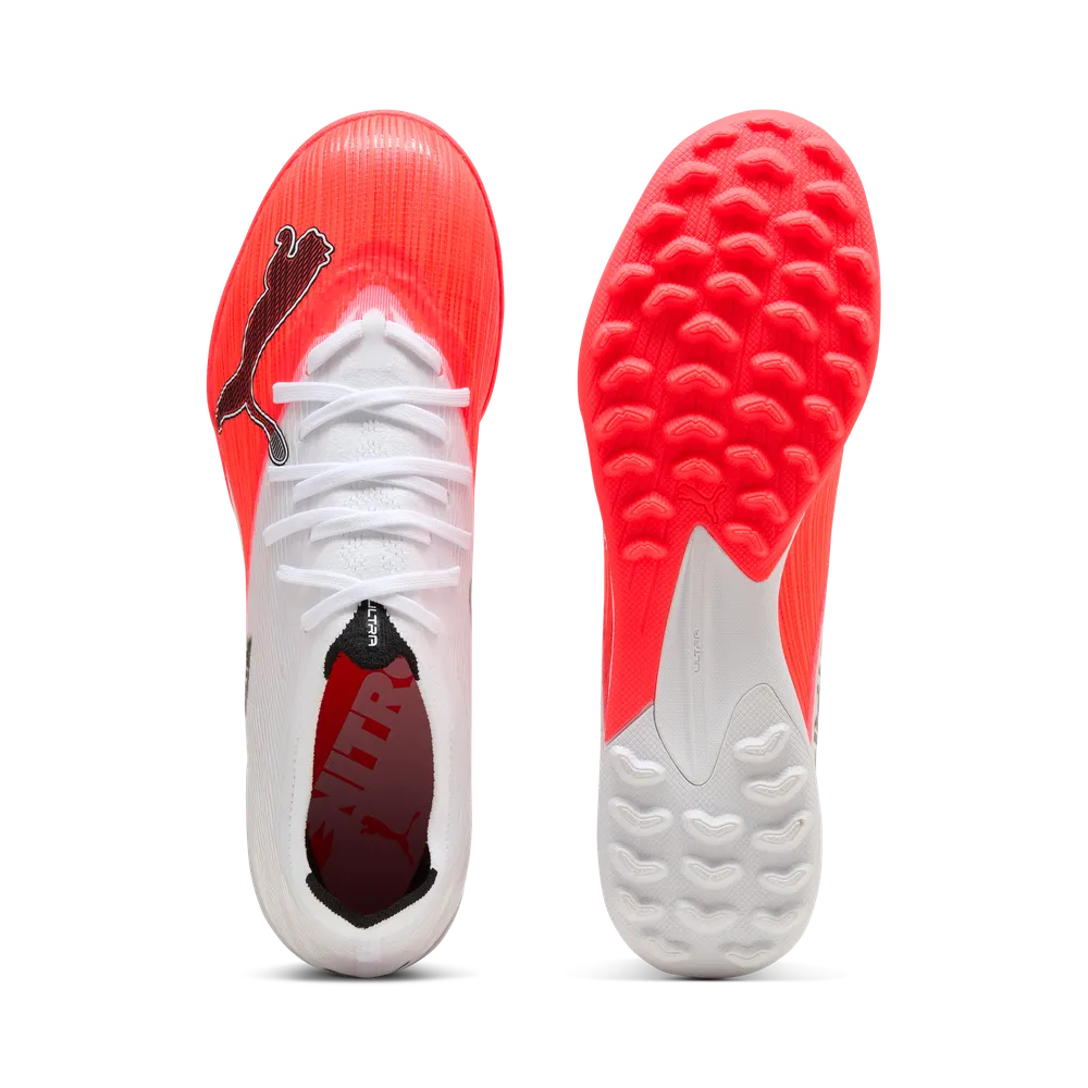 Puma Fußballschuhe Ultra Nitro 7 Match TT, Ultra Red-Puma Black-Puma White – Bild 