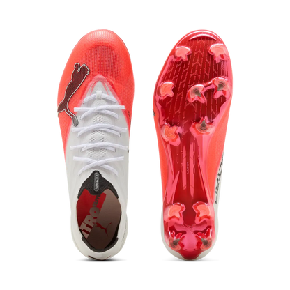 Puma Fußballschuhe Ultra Nitro 7 Ultimate FG, Ultra Red-PUMA Black-PUMA White