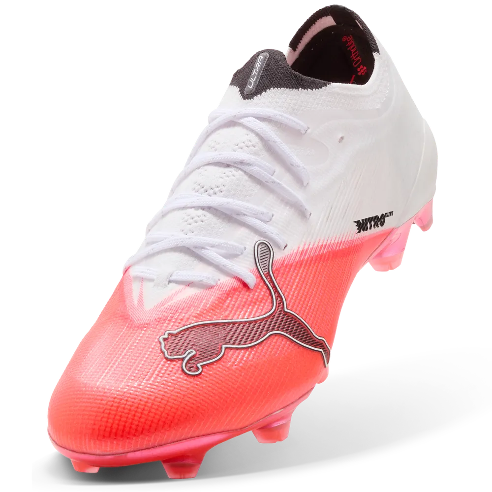 Puma Fußballschuhe Ultra Nitro 7 Ultimate FG, Ultra Red-PUMA Black-PUMA White – Bild 