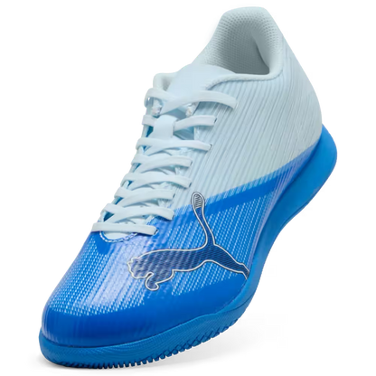 Puma Hallenfußballschuhe Ultra 7 Play IT, Ultra Blue-Icy Blue-PUMA Black-Lime Squeeze