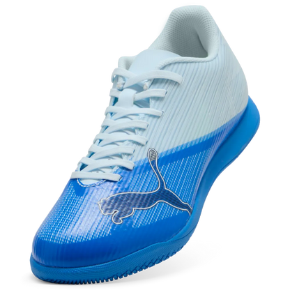 Puma Hallenfußballschuhe Ultra 7 Play IT, Ultra Blue-Icy Blue-PUMA Black-Lime Squeeze