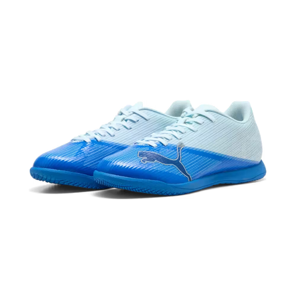 Puma Hallenfußballschuhe Ultra 7 Play IT, Ultra Blue-Icy Blue-PUMA Black-Lime Squeeze