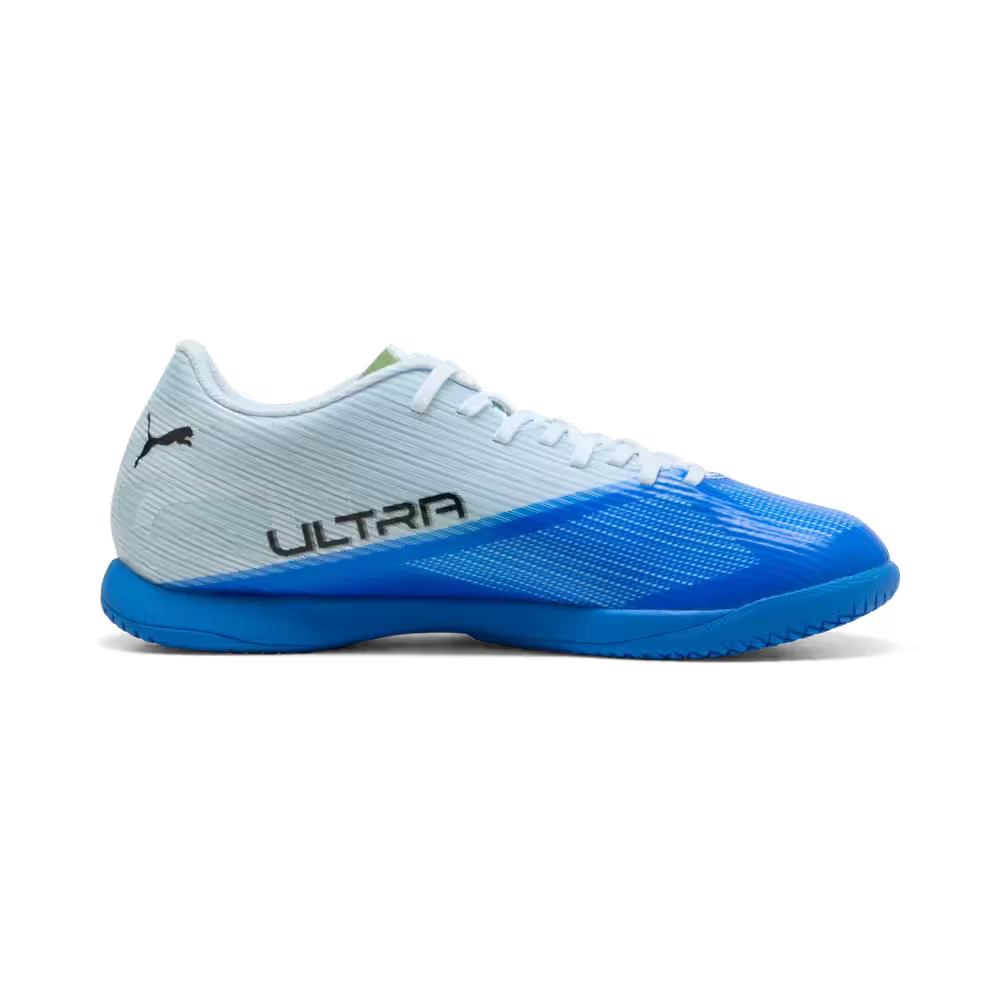 Puma Hallenfußballschuhe Ultra 7 Play IT, Ultra Blue-Icy Blue-PUMA Black-Lime Squeeze