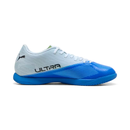 Puma Hallenfußballschuhe Ultra 7 Play IT, Ultra Blue-Icy Blue-PUMA Black-Lime Squeeze