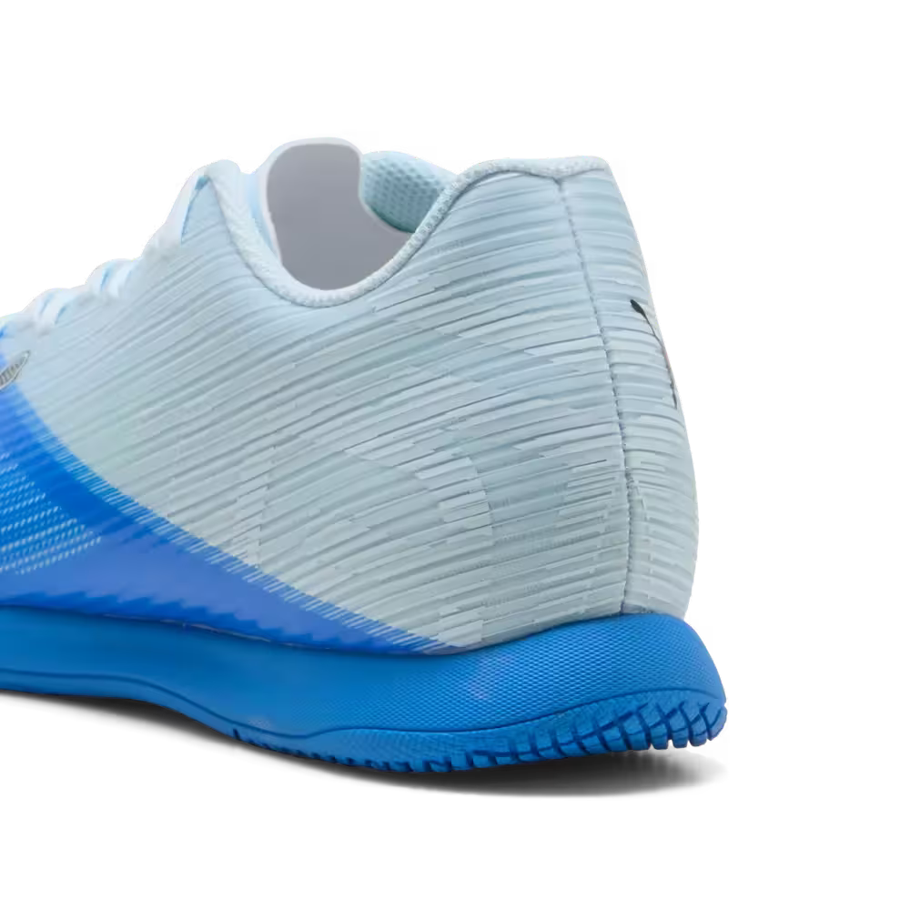 Puma Hallenfußballschuhe Ultra 7 Play IT, Ultra Blue-Icy Blue-PUMA Black-Lime Squeeze – Bild 