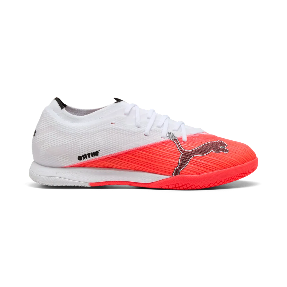 Puma Hallenfußballschuhe Ultra Nitro 7 Match IT, Ultra Red-Puma Black-Puma White
