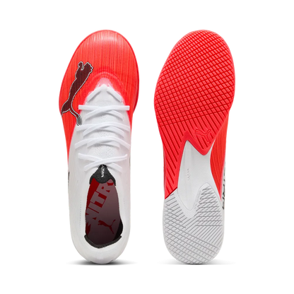 Puma Hallenfußballschuhe Ultra Nitro 7 Match IT, Ultra Red-Puma Black-Puma White