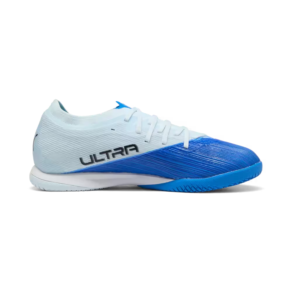 Puma Hallenfußballschuhe Ultra Nitro 7 Match IT, Ultra Blue-Icy Blue-PUMA Black-Lime Squeeze – Bild 