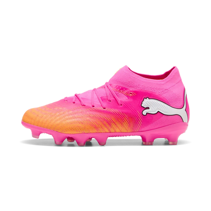 Puma Kinderfußballschuhe Future 9 Pro FG/AG, Poison Pink-Sun Stream-Bright Aqua-Puma White