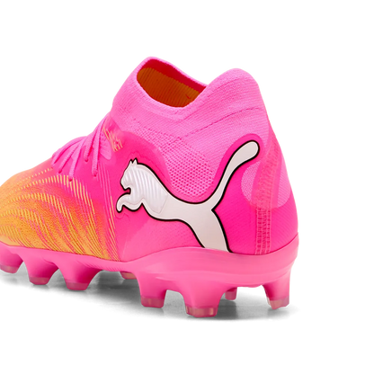 Puma Kinderfußballschuhe Future 9 Pro FG/AG, Poison Pink-Sun Stream-Bright Aqua-Puma White