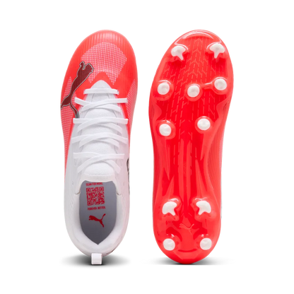 Puma Kinderfußballschuhe Ultra 7 Match FG/AG, ultra red/puma black