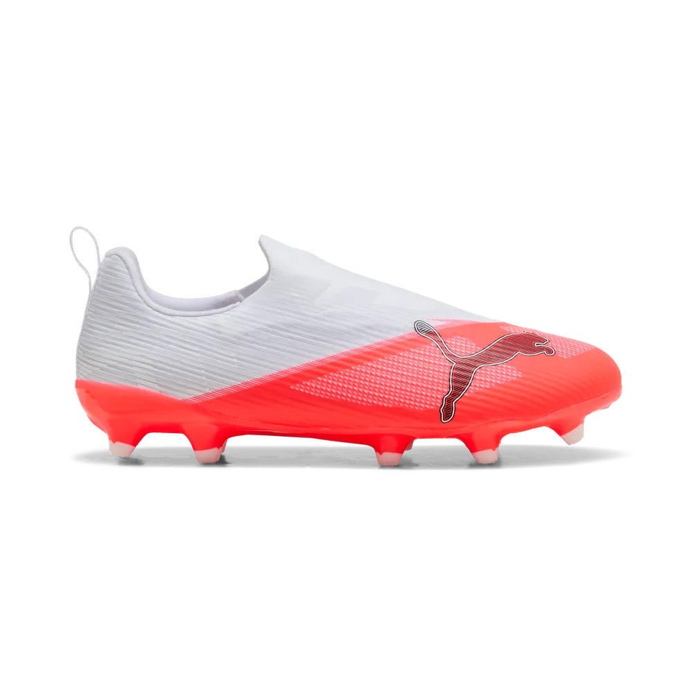 Puma Kinderfußballschuhe Ultra 7 Match LL FG/AG, Ultra Red-PUMA Black-PUMA White