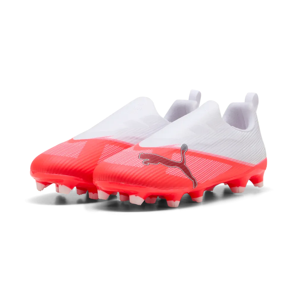 Puma Kinderfußballschuhe Ultra 7 Match LL FG/AG, Ultra Red-PUMA Black-PUMA White