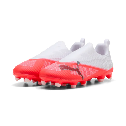 Puma Kinderfußballschuhe Ultra 7 Match LL FG/AG, Ultra Red-PUMA Black-PUMA White