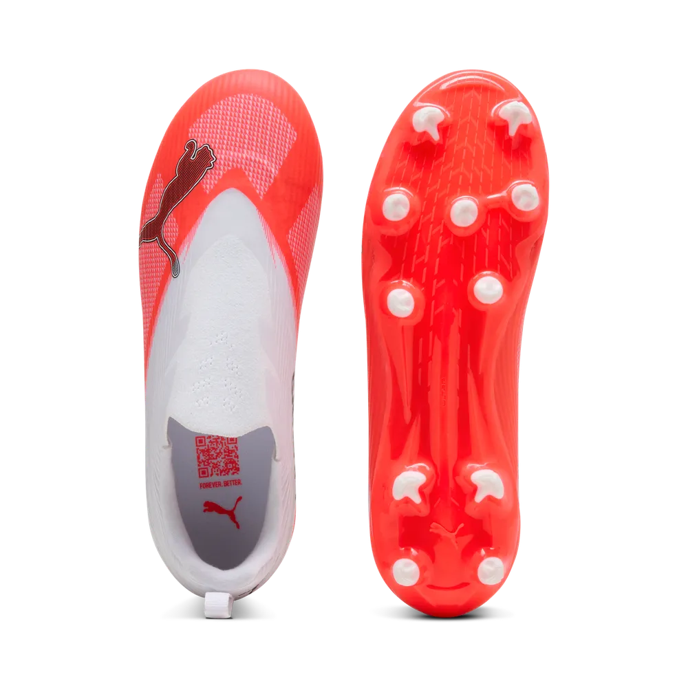 Puma Kinderfußballschuhe Ultra 7 Match LL FG/AG, Ultra Red-PUMA Black-PUMA White