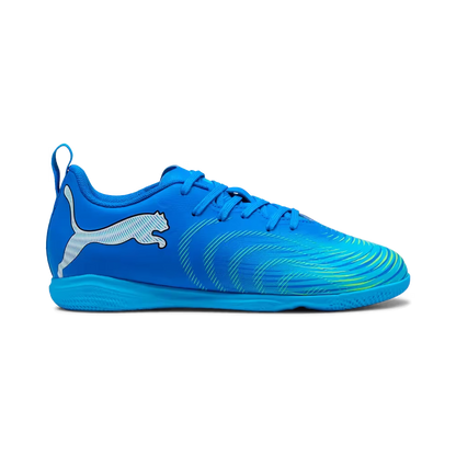 Puma Kinderhallenfußballschuhe Future 9 Play IT, Ultra Blue-PUMA White-Luminous Blue-PUMA Black