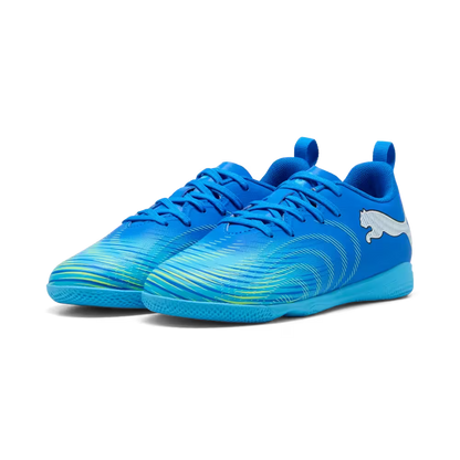 Puma Kinderhallenfußballschuhe Future 9 Play IT, Ultra Blue-PUMA White-Luminous Blue-PUMA Black