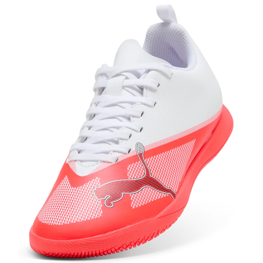 Puma Kinderhallenfußballschuhe Ultra 7 Play IT, Ultra Red-PUMA Black-PUMA White – Bild 