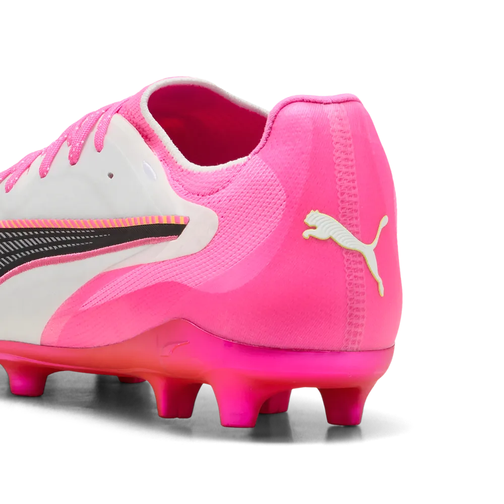 Puma Fußballschuhe King 20 Ultimate FG/AG, White-Poison Pink-Bright Aqua – Bild 