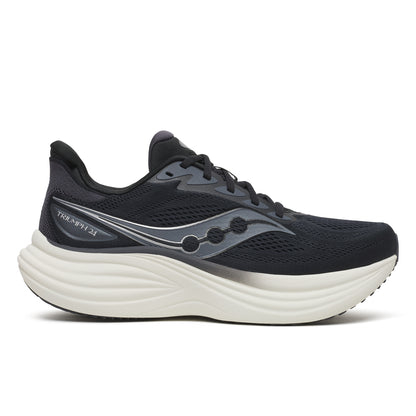 Saucony Herrenlaufschuhe Triumph 24, Black/Silver - machsport