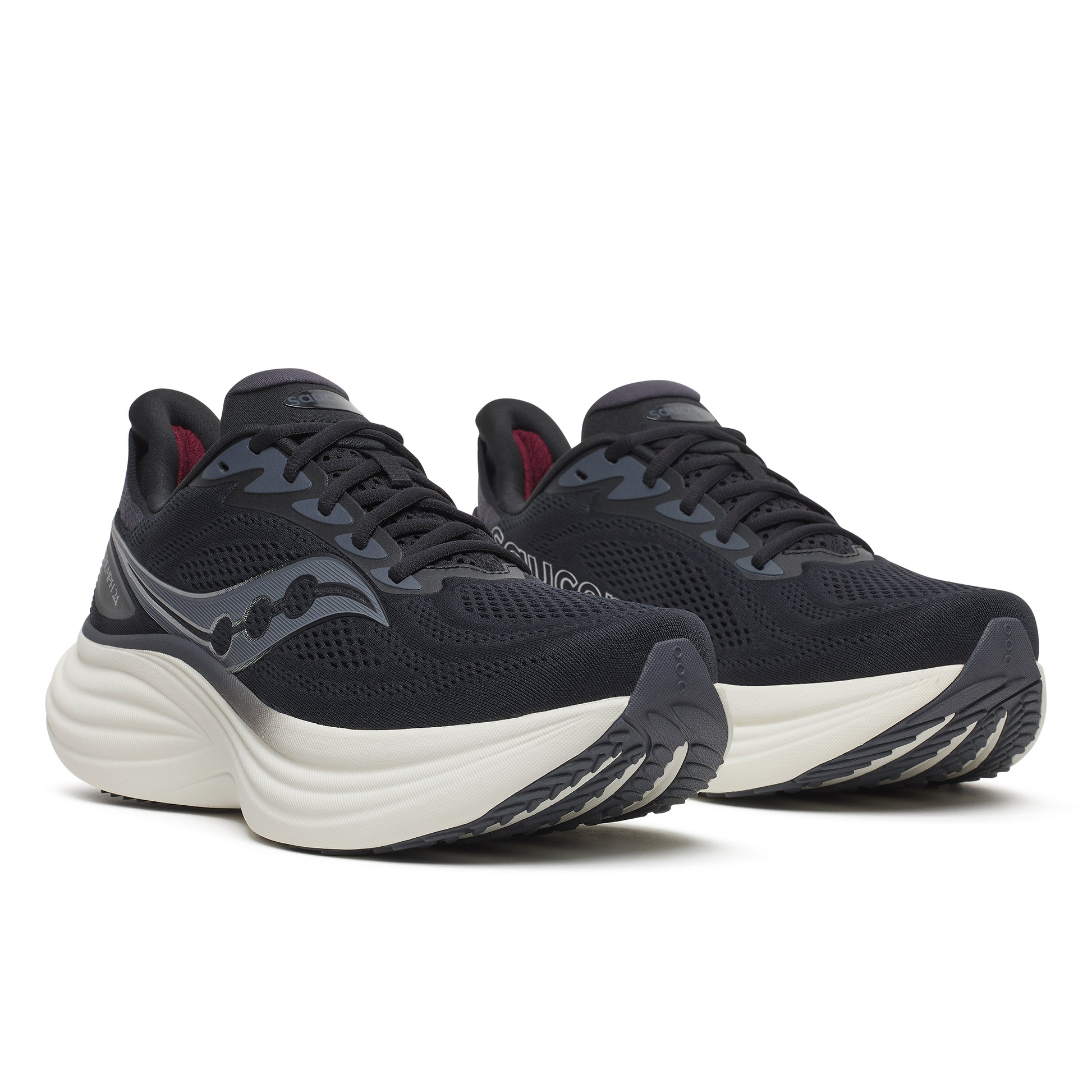 Saucony Herrenlaufschuhe Triumph 24, Black/Silver - machsport – Bild 