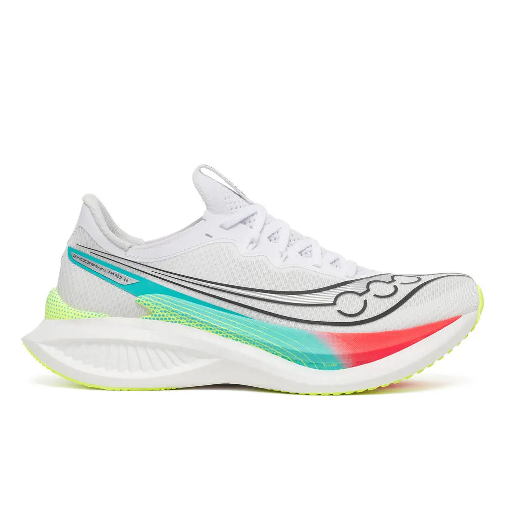 Saucony Herrenlaufschuhe Endorphin Pro 5, white/multi – Bild 