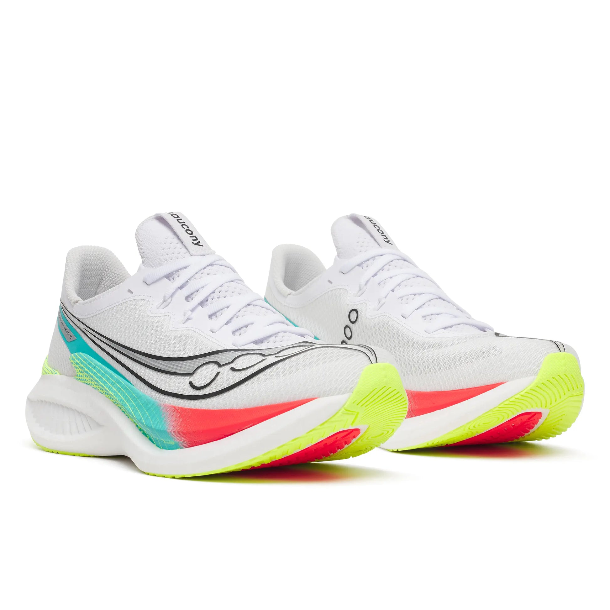 Saucony Herrenlaufschuhe Endorphin Pro 5, white/multi – Bild 