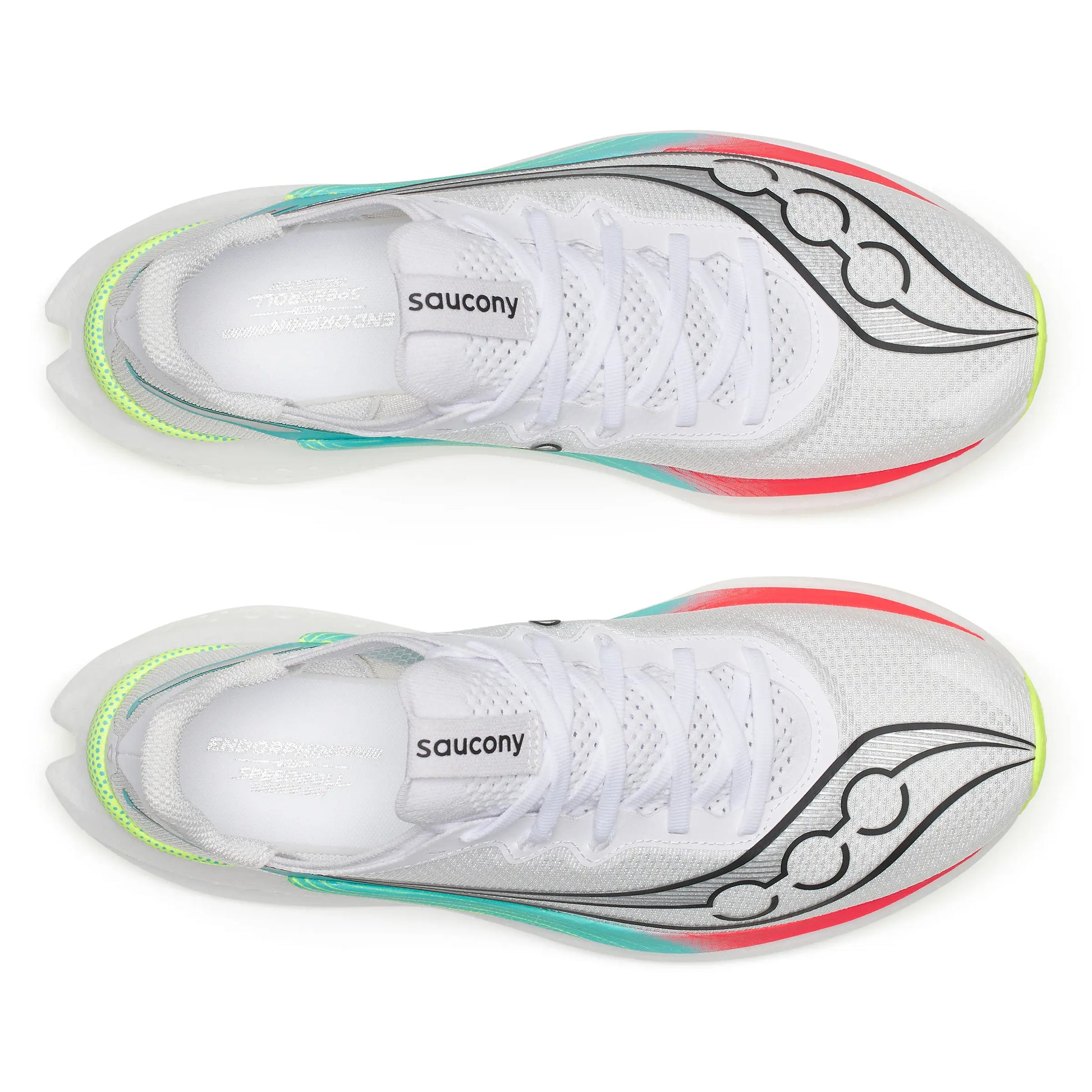 Saucony Herrenlaufschuhe Endorphin Pro 5, white/multi – Bild 